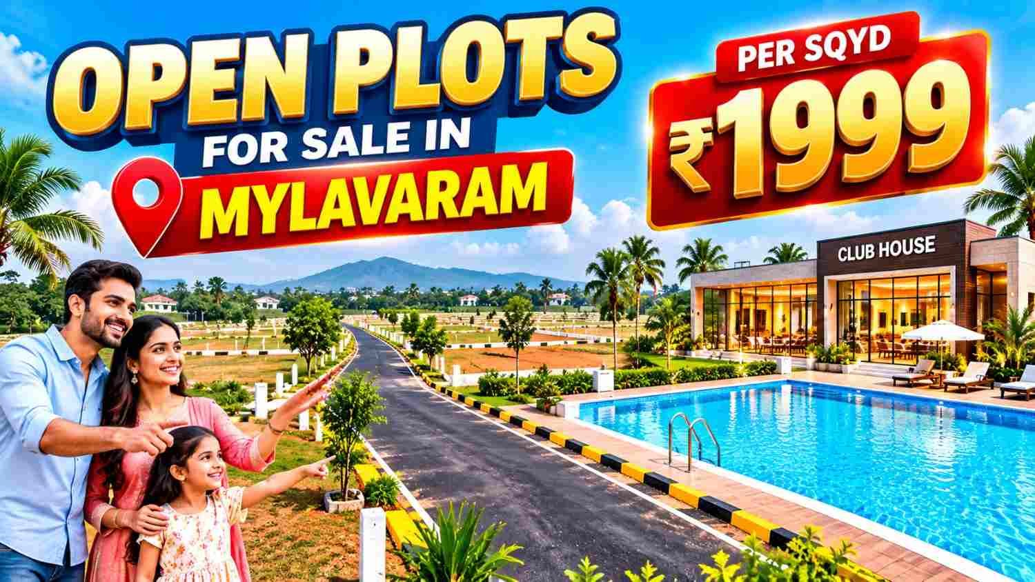 OPEN PLOTS FOR SALE IN MYLAVARAM