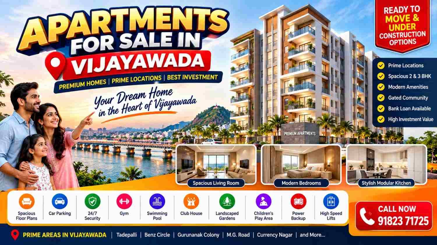 APARTMENTS FOR SALE IN VIJAYAWADA